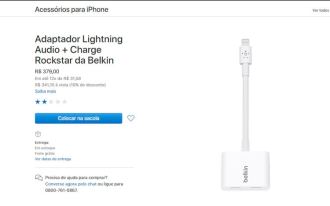 Apple sells accessory for listening to music and charging iPhone