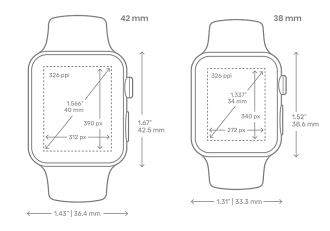Comment choisir entre Apple Watch Series 3 38 mm ou 42 mm ?