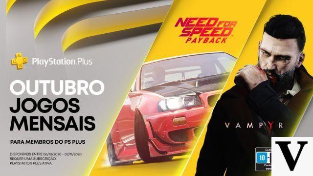 Games from outubro da PS Plus: Need for Speed ​​(NFS) Payback e Vampyr
