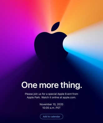 Apple confirms event date that may announce first ARM-based Macs