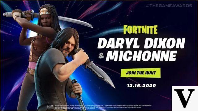 Different universes! Master Chief, Michonne and Daryl are part of Fortnite