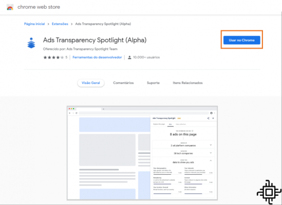 L'extension Google Chrome promet plus de transparence dans les annonces