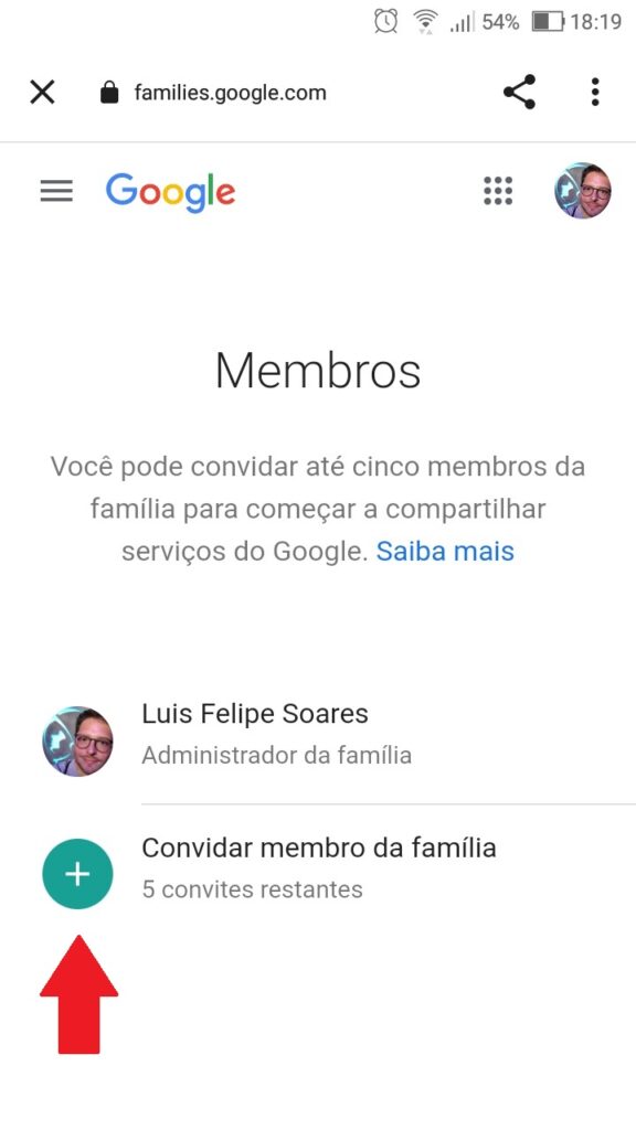 Cómo crear un grupo familiar en Google