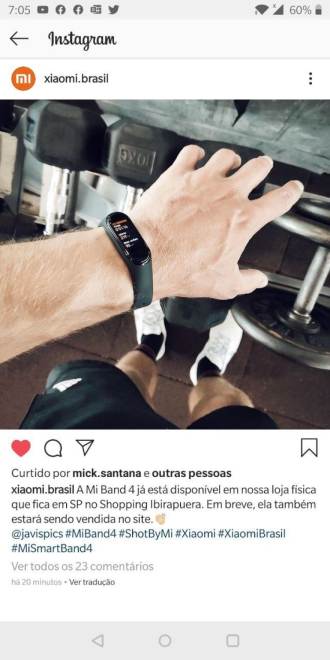 [Xiaomi Mi Band 4] Smartband begins to be sold at Xiaomi's official physical store in São Paulo