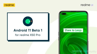 Realme X50 Pro, top of the line enters the Android 11 BETA program