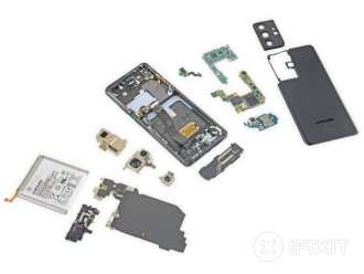 Galaxy S21 Ultra is dismantled and shows component complexity