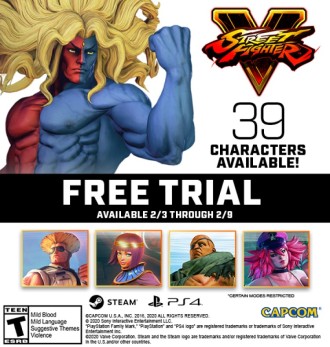 Street Fighter V est gratuit jusqu'au 9 février