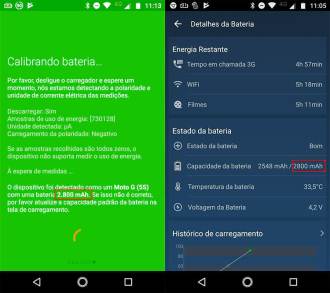 Moto G5S has only shown 2800 mAh battery in apps