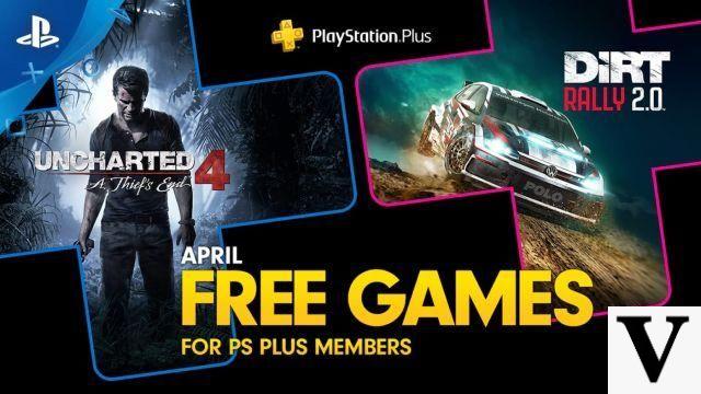 Les jeux du mois d'avril pour PS Plus dévoilés : Uncharted 4 et Dirt Rally 2.0