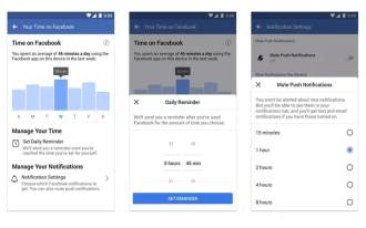 Facebook e Instagram obtienen una función para administrar el tiempo que los usas