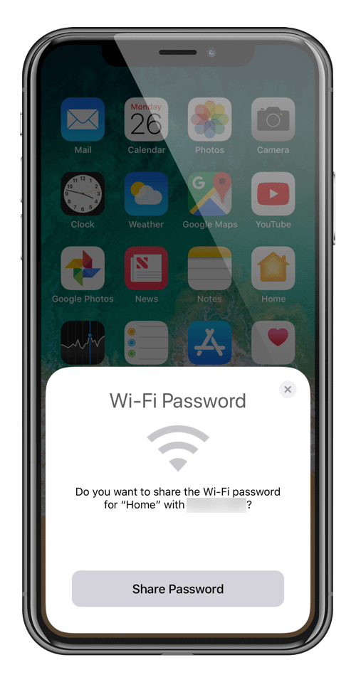 How to Share Wi-Fi Password in One Tap with iOS 11