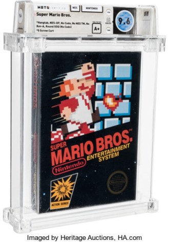 Super Mario Bros. pour NES se vend 660 XNUMX $ et bat le record précédent