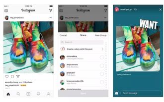Instagram : une nouvelle fonctionnalité permet de partager les photos publiées dans les Stories