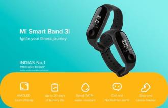 Mi Smart Band 3i est le nouveau bracelet intelligent de Xiaomi