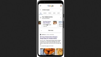 Google promete una búsqueda más eficiente de recetas, trabajos y compras