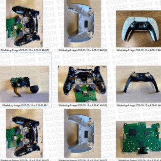 Controller for PS5, DualSense, is fully dissected