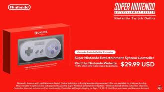 Super Nintendo (SNES) wireless controllers for Switch are now on sale