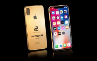 Gold iPhone X could be worth half a million reais