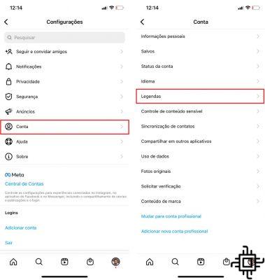 Instagram: how to enable or disable automatic video subtitles?
