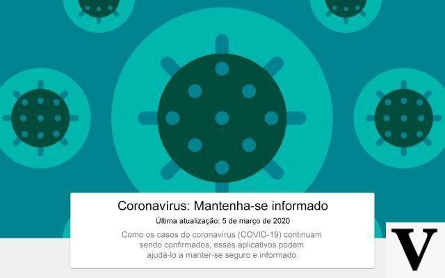 Coronavirus a désormais une section dédiée sur Google Play