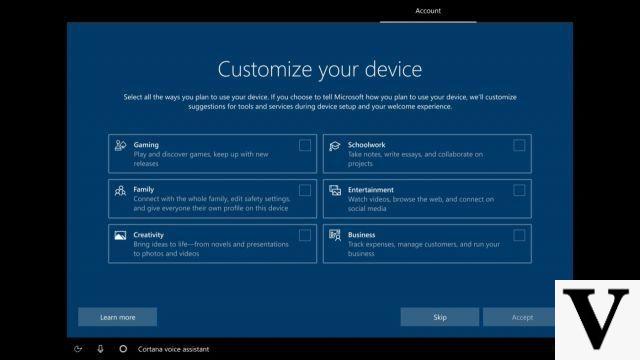 Windows 10 gagne des paramètres personnalisés en fonction de l'activité de l'utilisateur