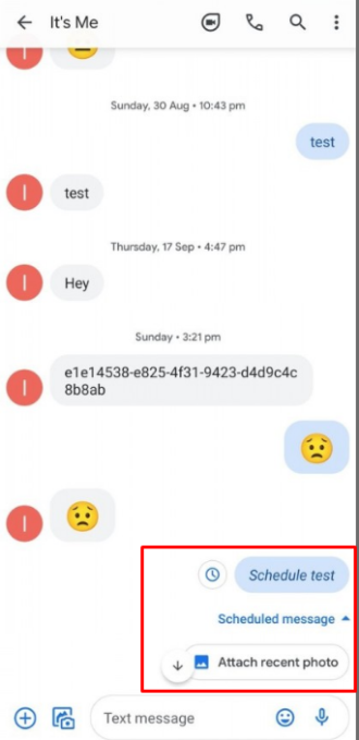 Google is testing beta feature for SMS scheduling