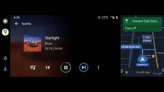 Android Auto: Google releases split-screen mode for cars with widescreens