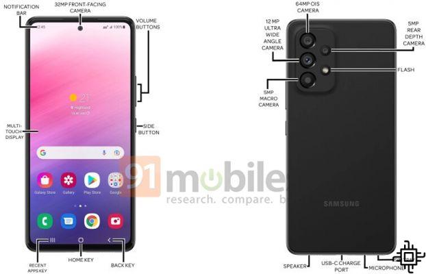Is that the Galaxy A73? See the leaked photos