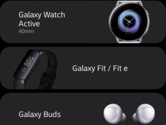 Samsung dévoile une nouvelle gamme de wearables via son application