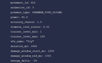 Fly a été ajouté au fichier maître Pokemon Go