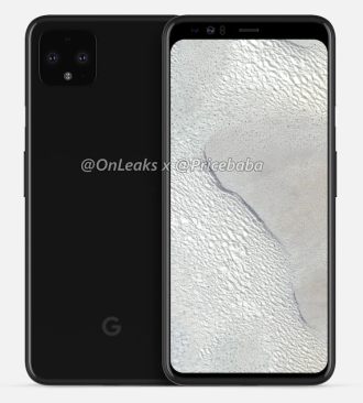 Pixel 4 images leak - dual front cameras and wide edge can be expected