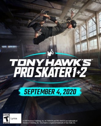 Tony Hawk's Pro Skater 1+2 Remastered for PS4, Xbox One, and PC Arrives September 4th