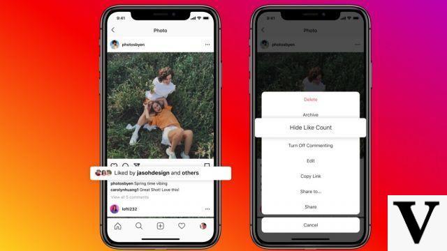 Instagram and Facebook give everyone control over whether or not to hide 