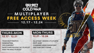 Run it's free! CoD Cold War multiplayer is free for a week