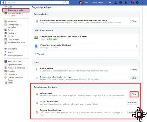 Facebook: How to enable XNUMX-Step Verification