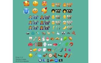 About 2018 new emojis will be released in 157