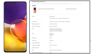 Samsung Galaxy A82 appears with Snapdragon 855+ not Google Play Console