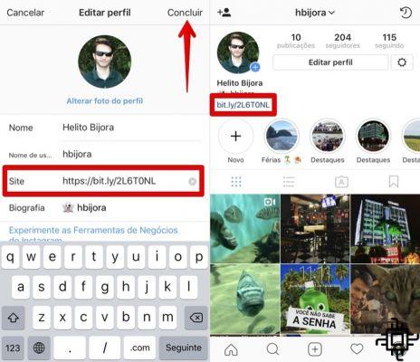 How to put WhatsApp link in Instagram bio?