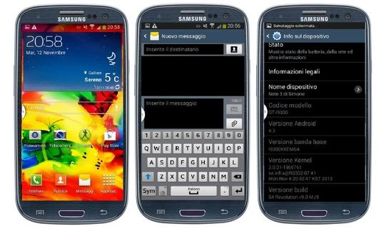 Tutoriel : ROM S4 Revolution pour Galaxy SIII (GT-i9300) avec les fonctionnalités Android 4.3 et S4 et Note 3