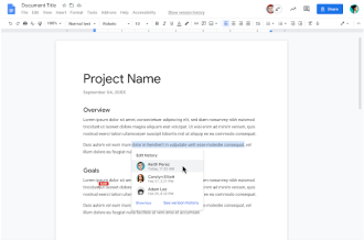 Google Docs receives update and improves simultaneous text editing