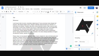 Google Docs adds watermark support