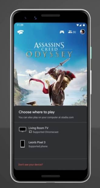Google propose une interface pour Stadia sur les téléviseurs Android/iOS e