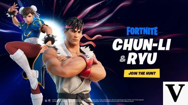Fortnite vient de recevoir Ryu et Chun-Li de Street Fighter
