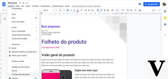 How to change page color in Google Docs