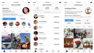 La nouvelle conception du profil Instagram donne la priorité aux utilisateurs et non au nombre d'abonnés