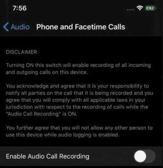 iOS 14 may support call recording