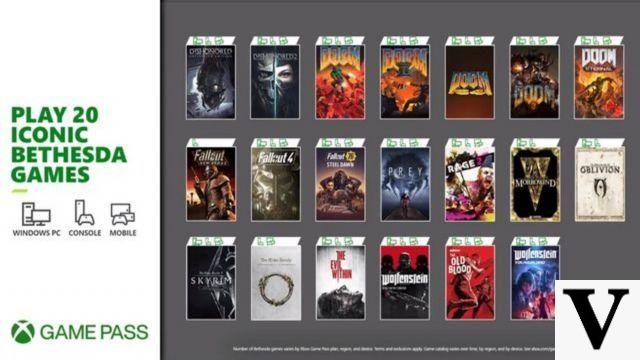 Xbox Game Pass: 20 Bethesda games will be added to the service